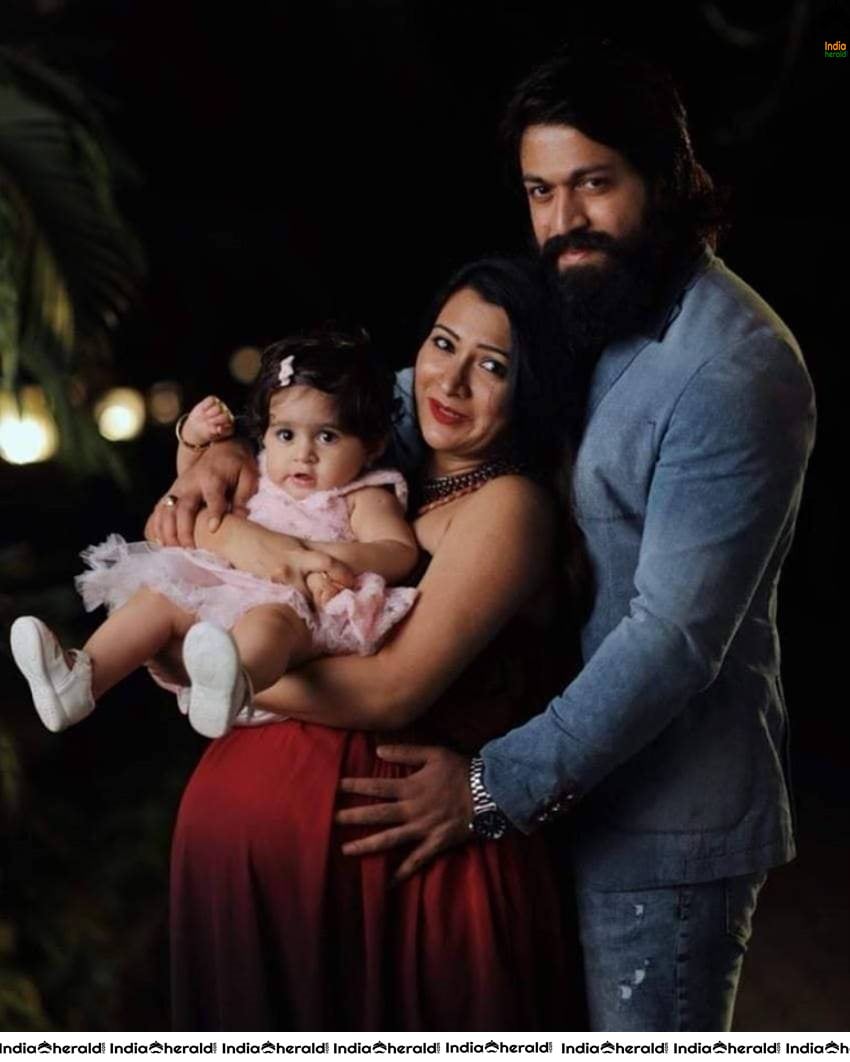 Cutest Unseen Rare Photos of Yash and Radhika Pandit with t