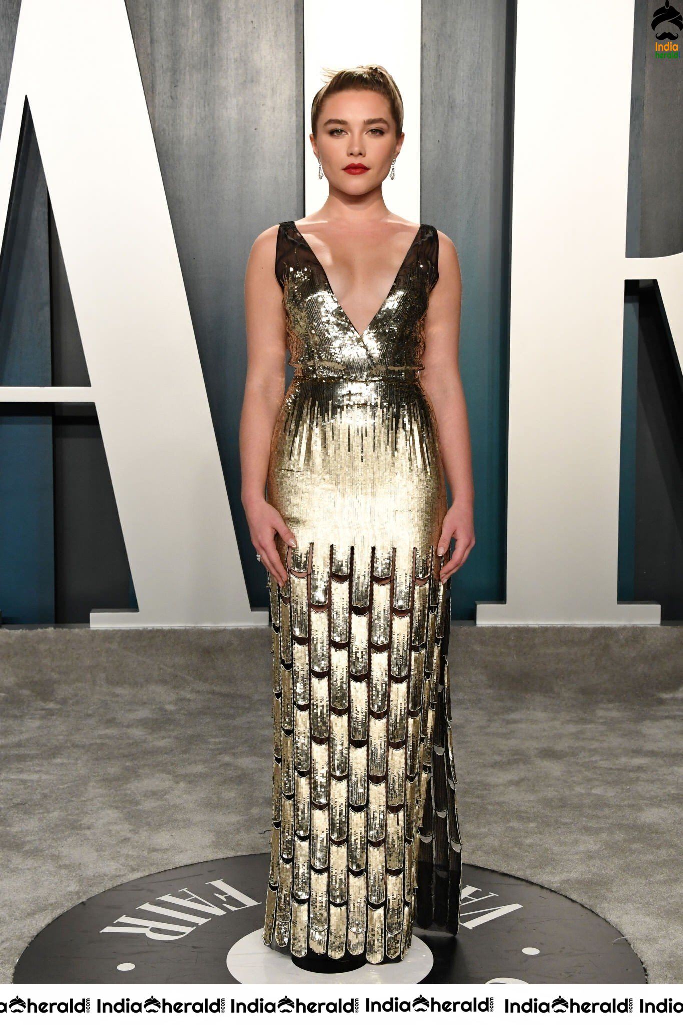 Florence Pugh At Vanity Fair Oscar Party In Beverly Hills S 3357