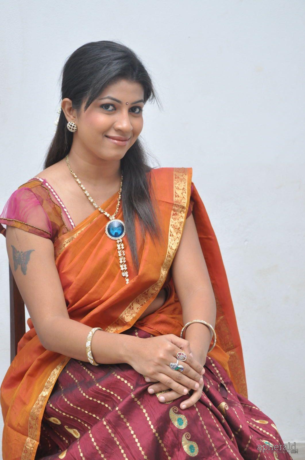 Geetanjali Beautiful Half Saree Pics