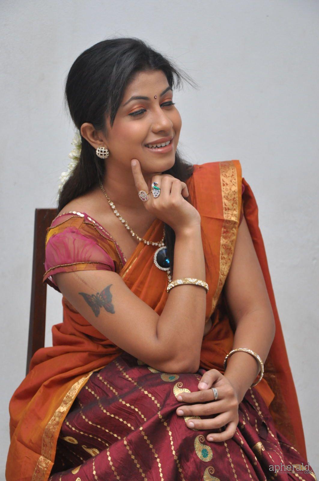 Geetanjali Beautiful Half Saree Pics