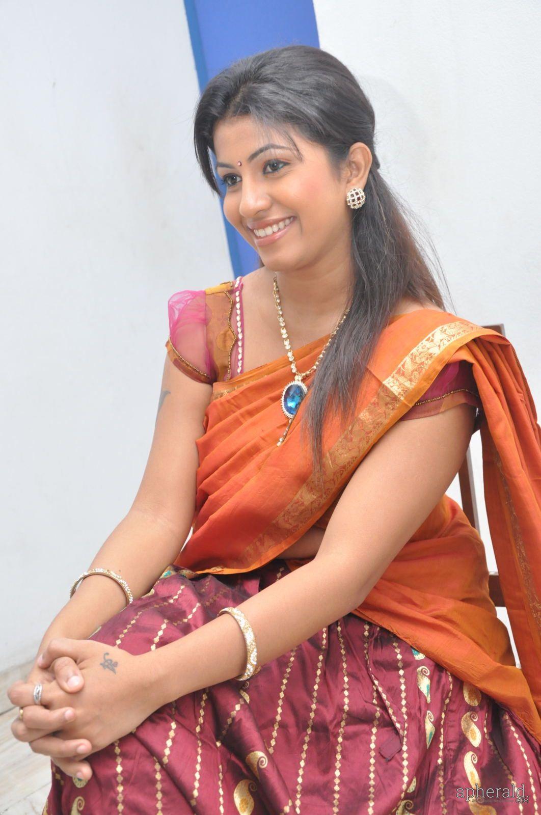 Geetanjali Beautiful Half Saree Pics