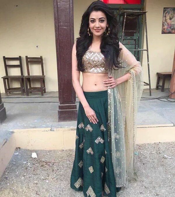 Kajal Agarwal on the shoot of Sardaar Gabbar Singh Latest Photos