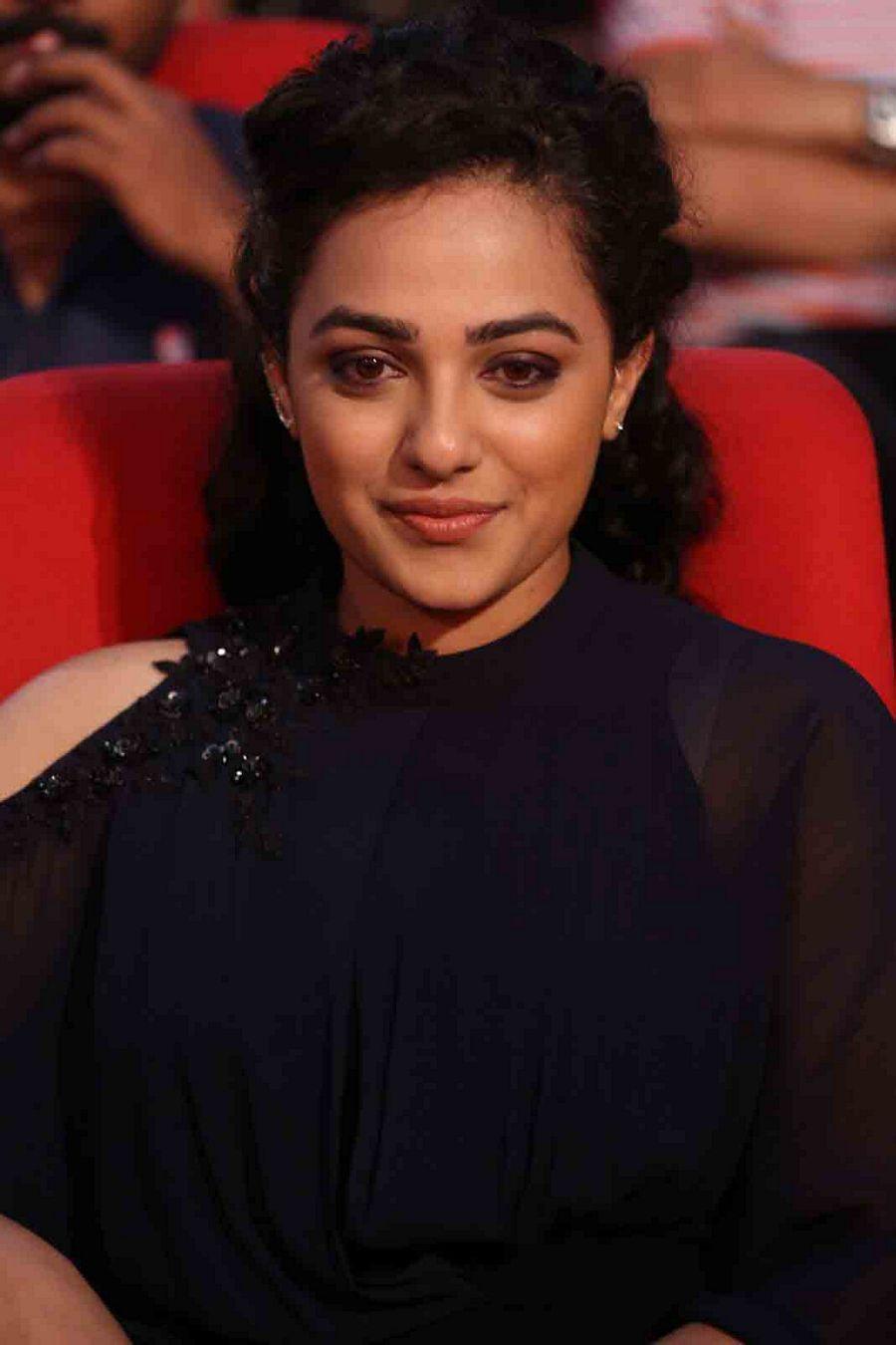 Nithya Menon Stills at Janatha Garage Audio Launch