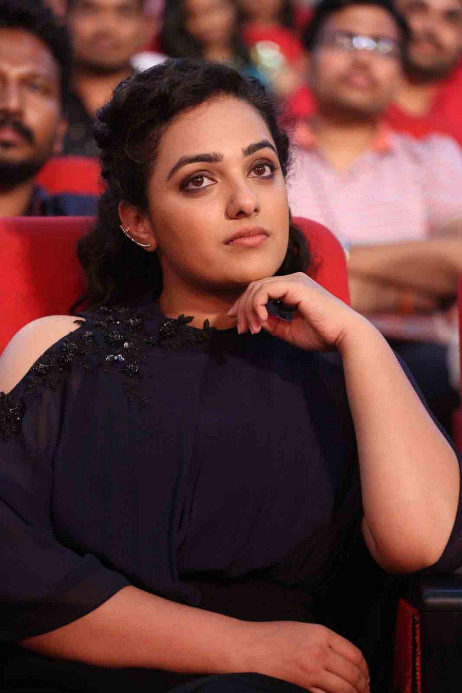 Nithya Menon Stills at Janatha Garage Audio Launch