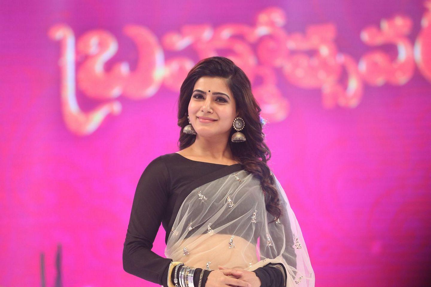 Samantha at Brahmotsavam Audio Launch Pics