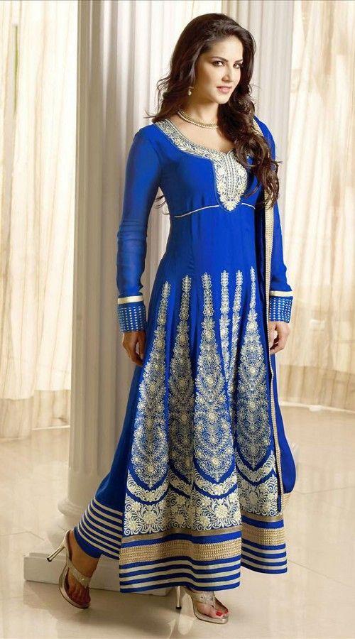 Sunny Leone in Anarkali Dresses Latest Photos