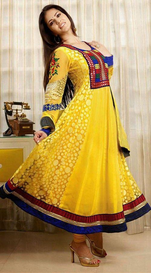 Sunny Leone in Anarkali Dresses Latest Photos