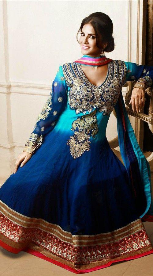 Sunny Leone in Anarkali Dresses Latest Photos