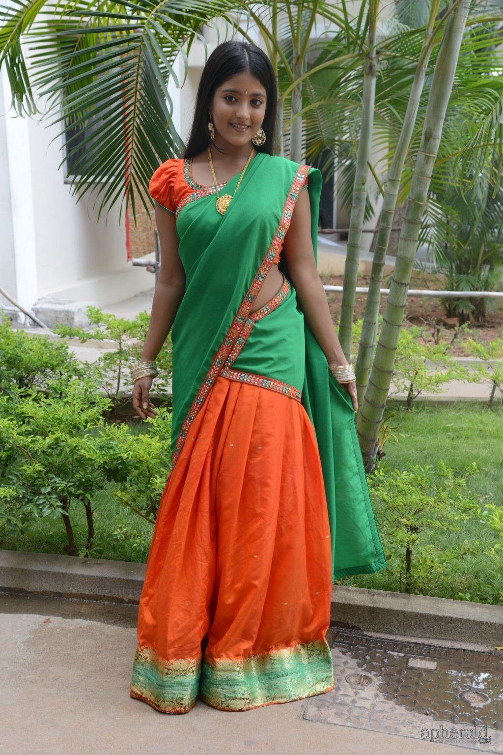 Ulka Gupta Half Saree Images