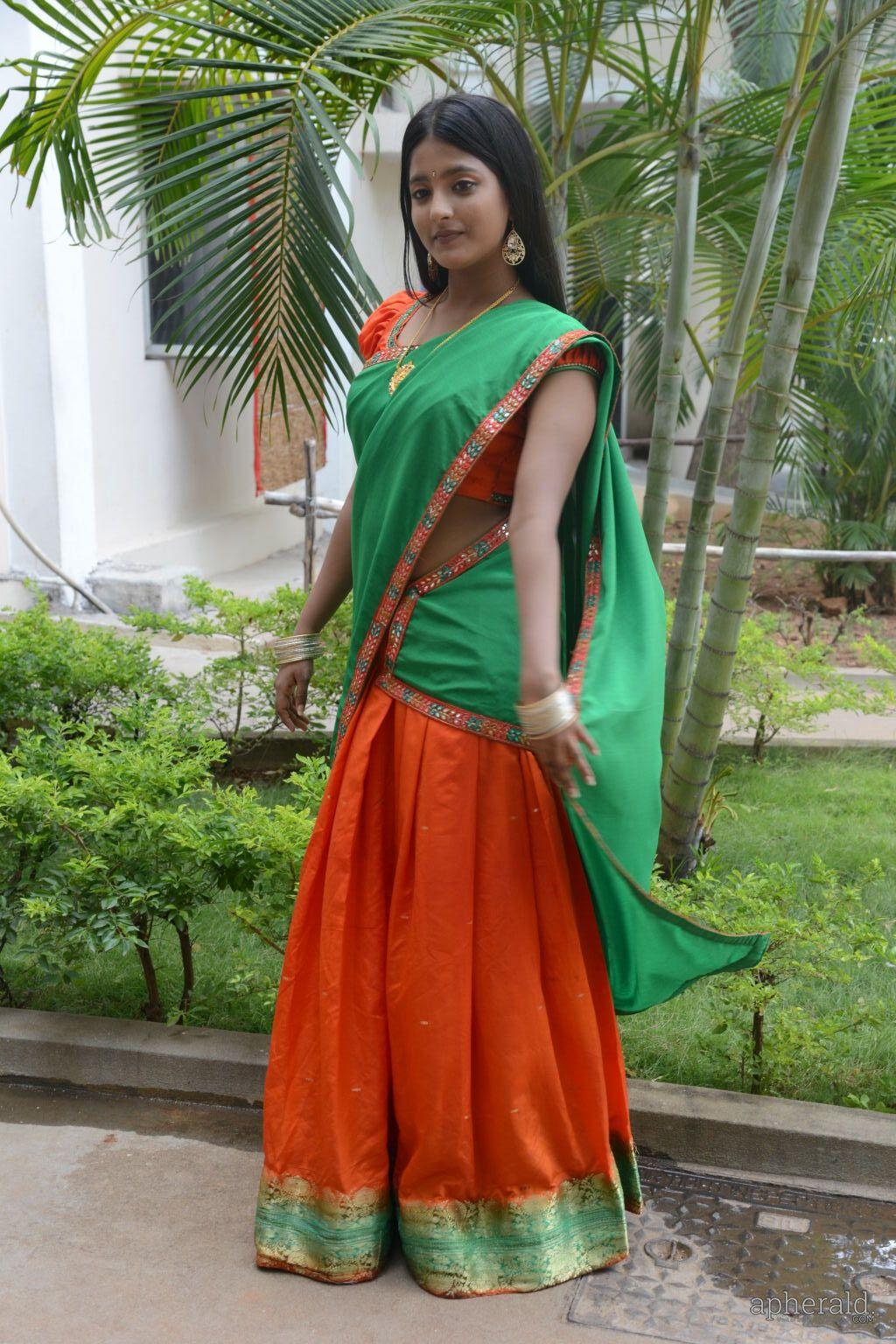 Ulka Gupta Half Saree Images