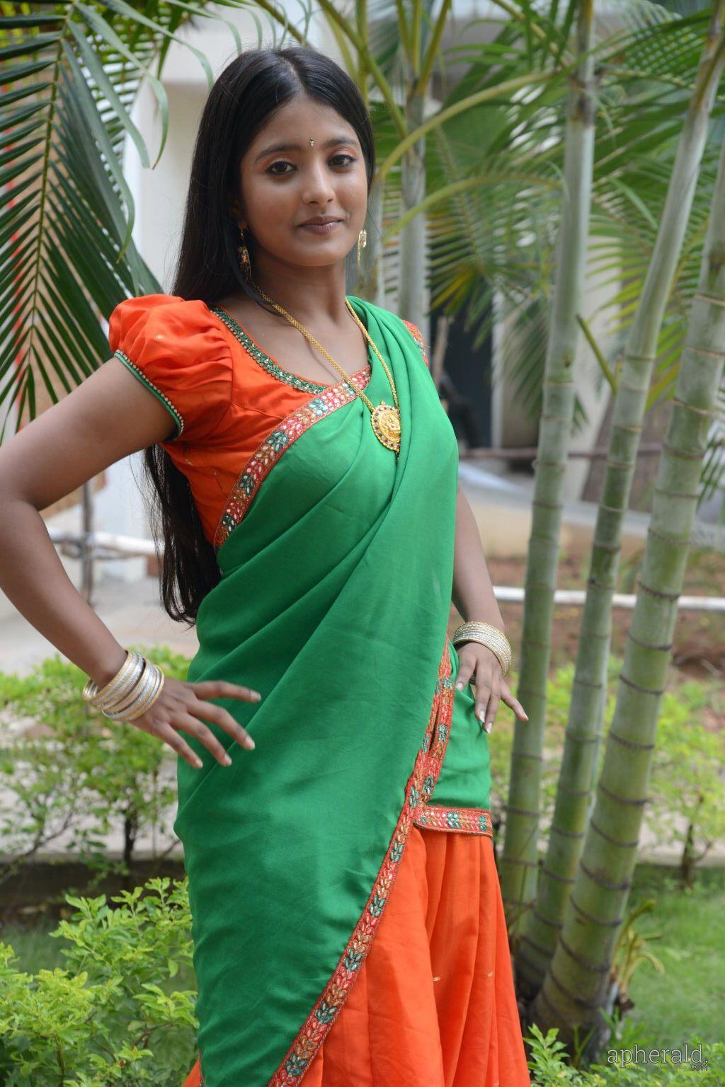 Ulka Gupta Half Saree Images