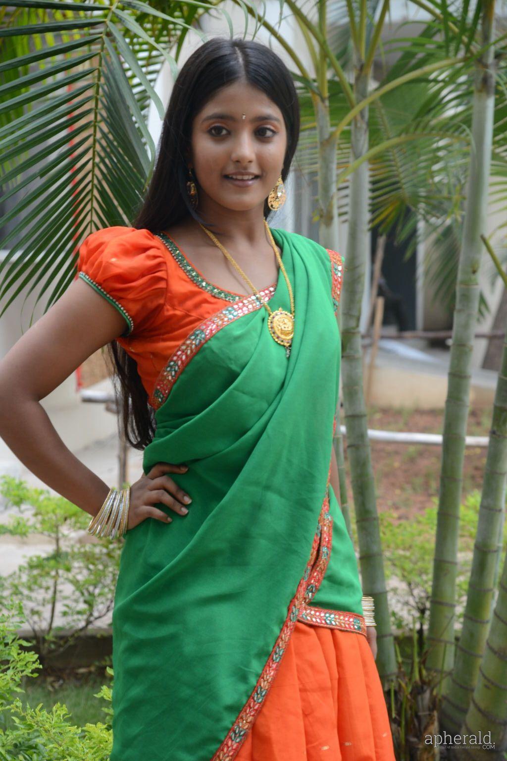 Ulka Gupta Half Saree Images