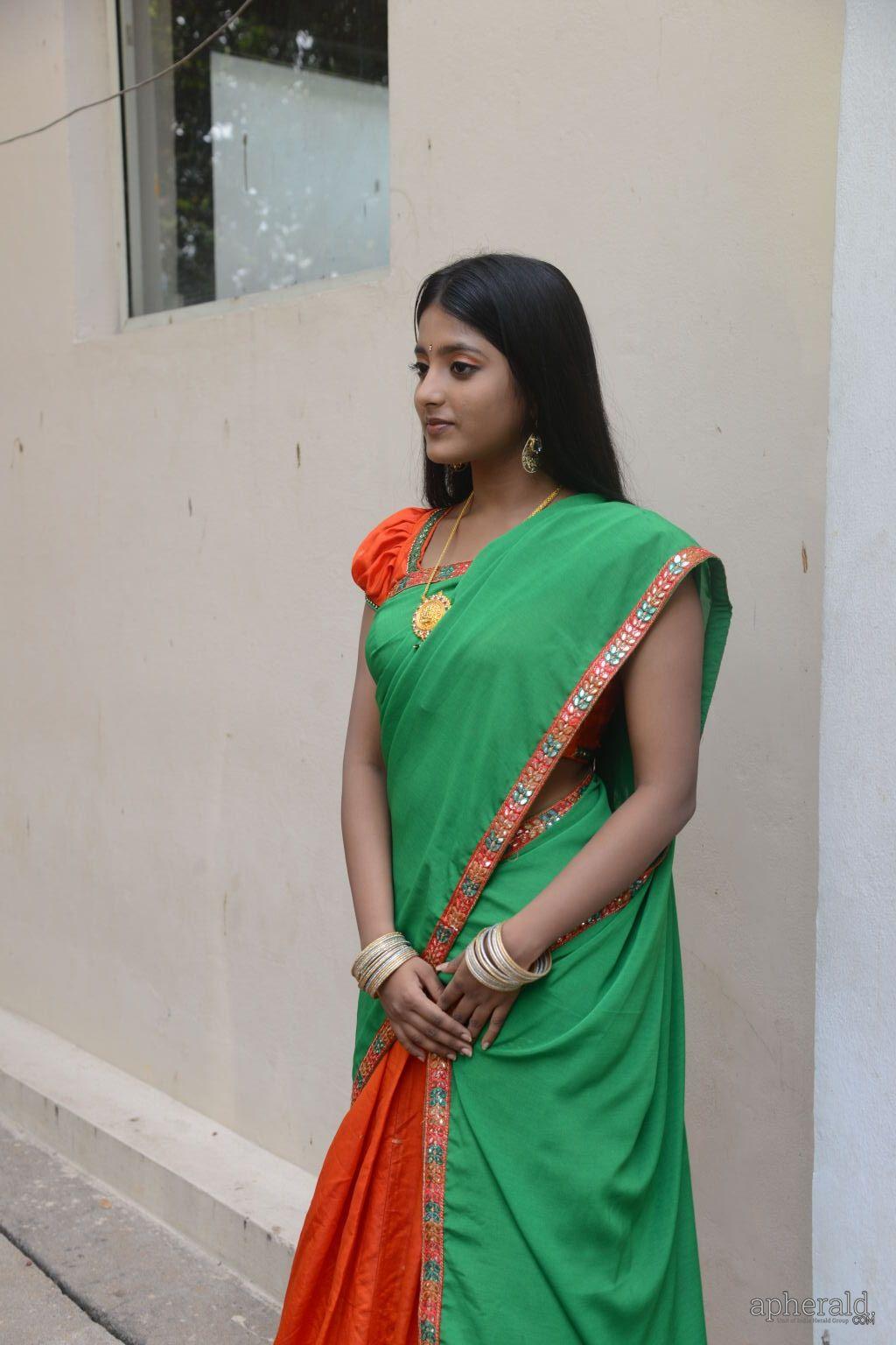 Ulka Gupta Half Saree Images