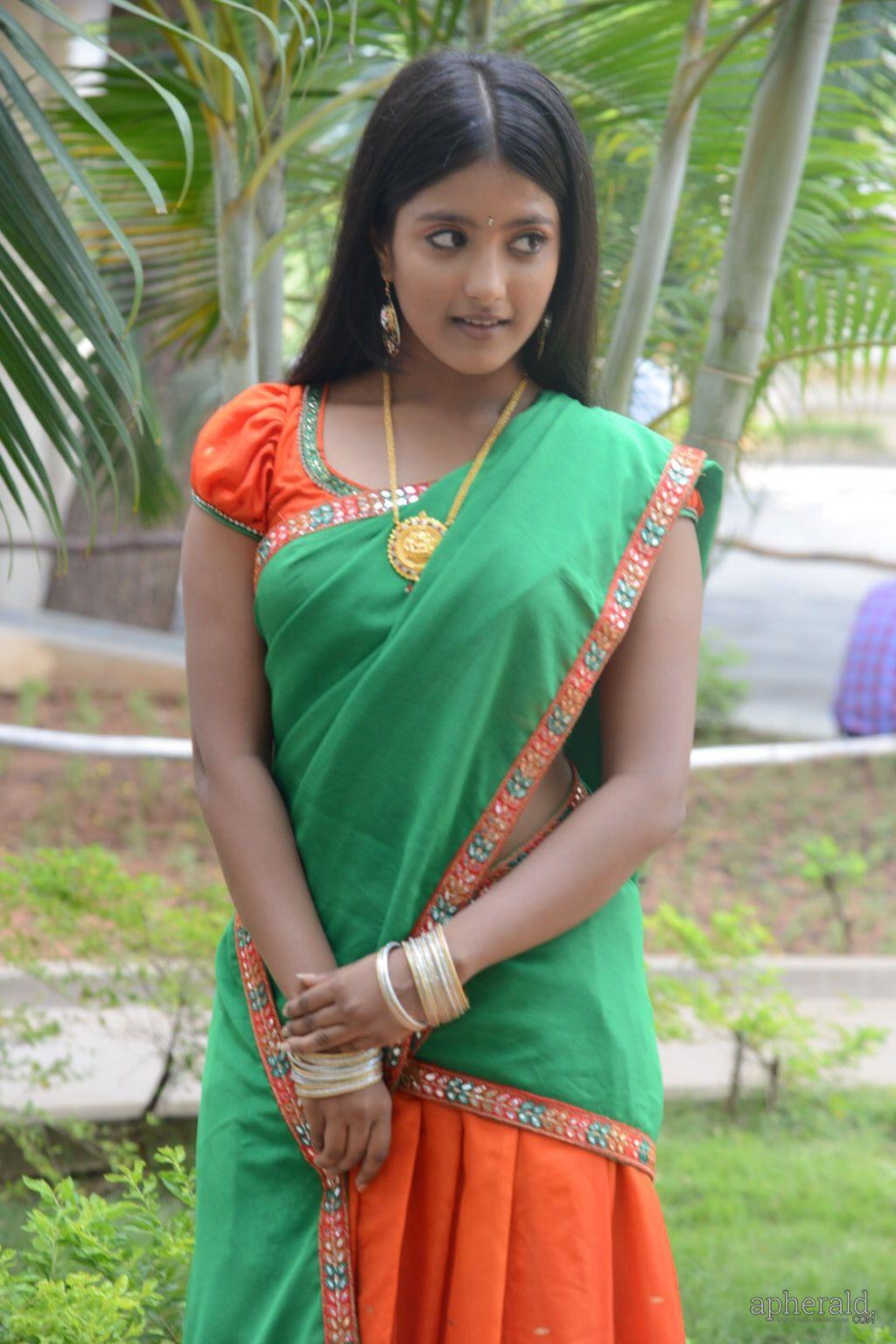 Ulka Gupta Half Saree Images