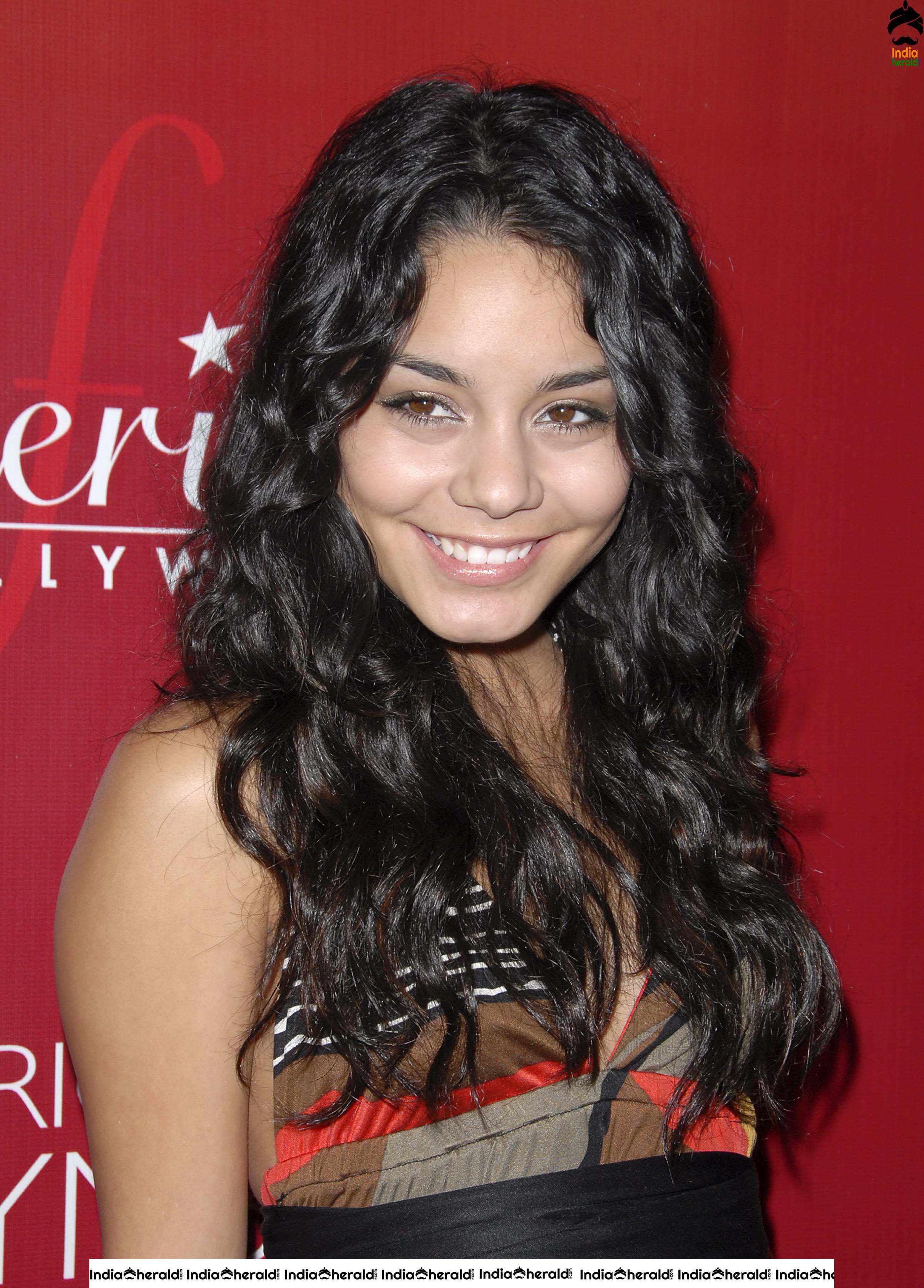 Vanessa Hudgens Flaunts her Smile and her Sexy Back at Fred