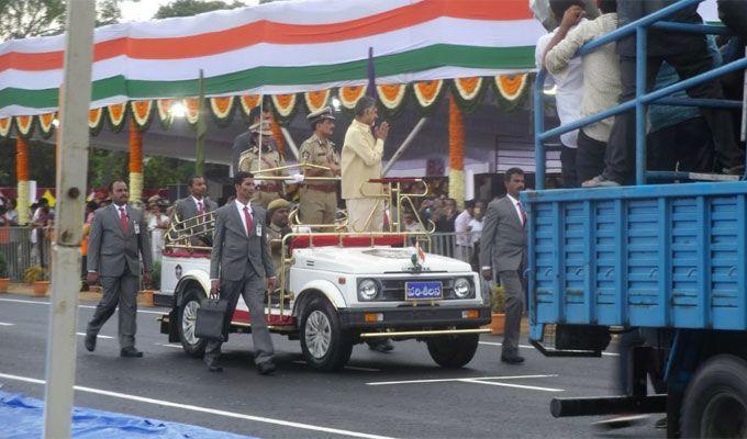 AP CM Chandrababu Participates in 72nd Independence Day Celebrations