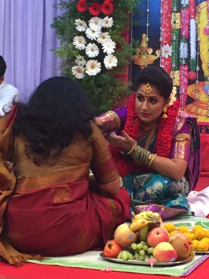 Actress Jyothi & Krishna Engagement Highlights Photos