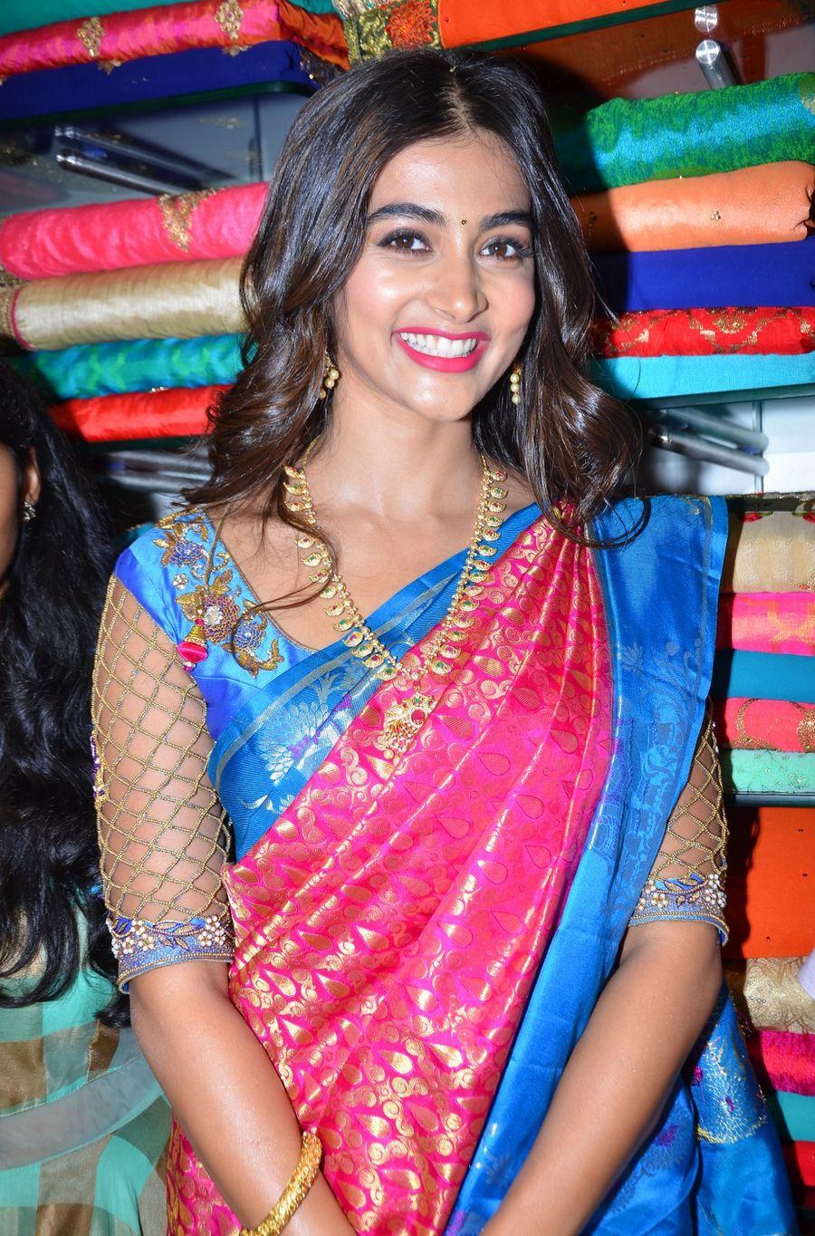 Actress Pooja Hegde Launches Anutex Shopping Mall Photos