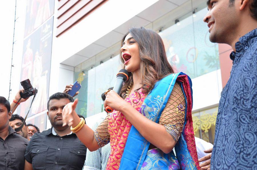 Actress Pooja Hegde Launches Anutex Shopping Mall Photos