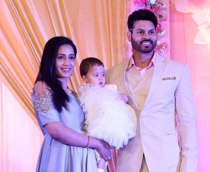 Actress Vidya Rao Daughter Laghima Rao 1st Birthday Bash Photos