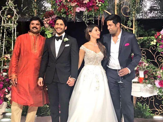 Akkineni Naga Chaitanya & Samantha Christian Wedding Ceremony Photos