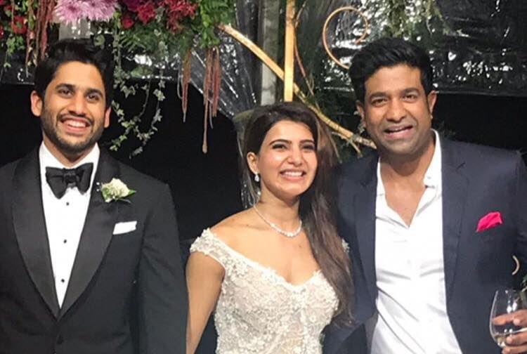 Akkineni Naga Chaitanya & Samantha Christian Wedding Ceremony Photos