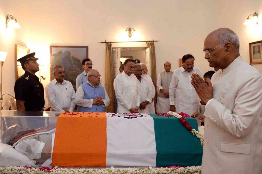 Atal Bihari Vajpayee's Funeral: Politicians Pay Their Last Respects