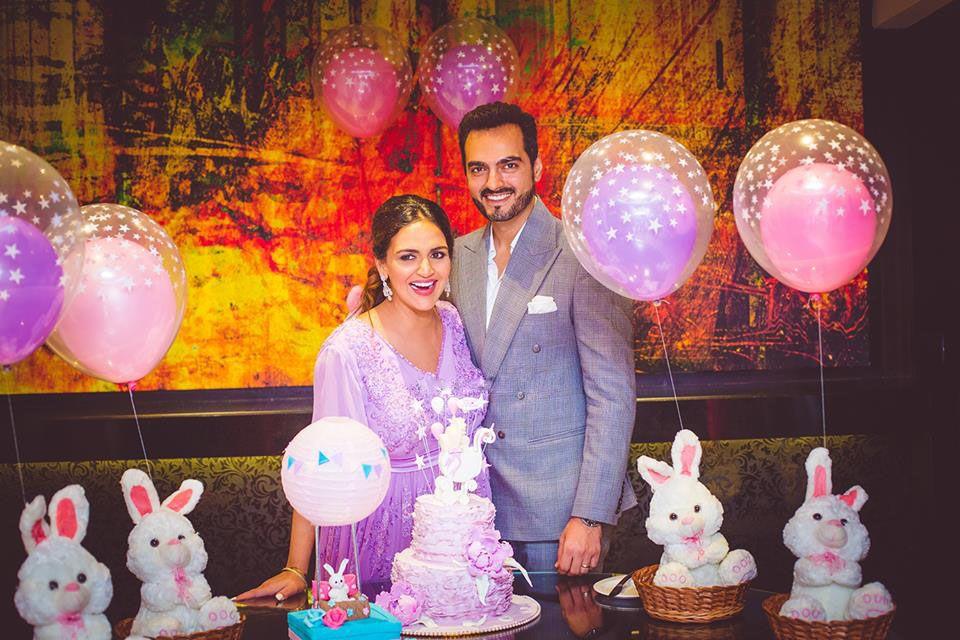 Bollywood Actress Esha Deol Baby Shower Photos