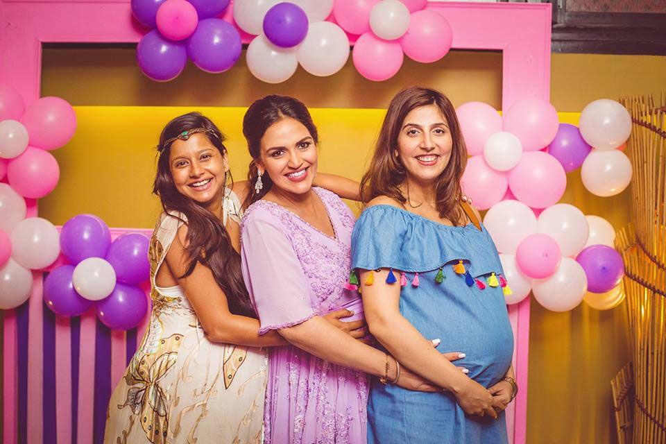 Bollywood Actress Esha Deol Baby Shower Photos