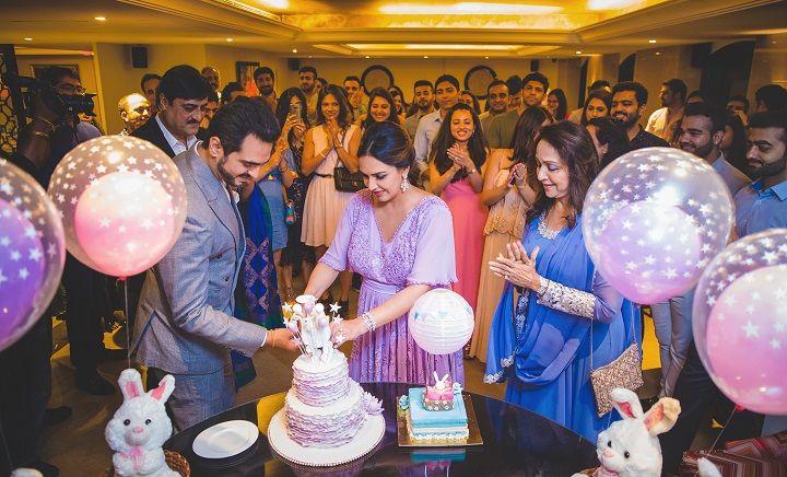 Bollywood Actress Esha Deol Baby Shower Photos