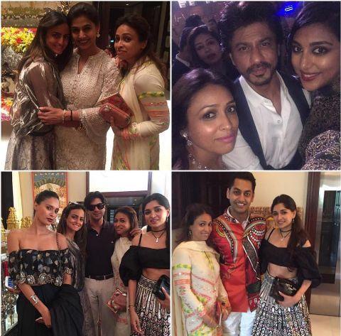 Bollywood Stars at Keshvee Wedding Photos