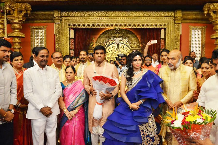 Celebrities at Ramoji Rao Grand Daughter Wedding Pics