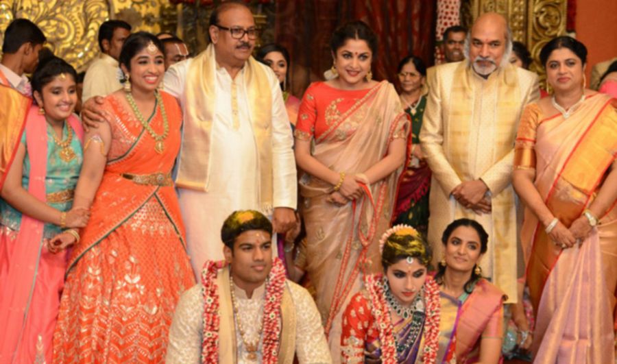 Celebrities at Ramoji Rao Grand Daughter Wedding Pics