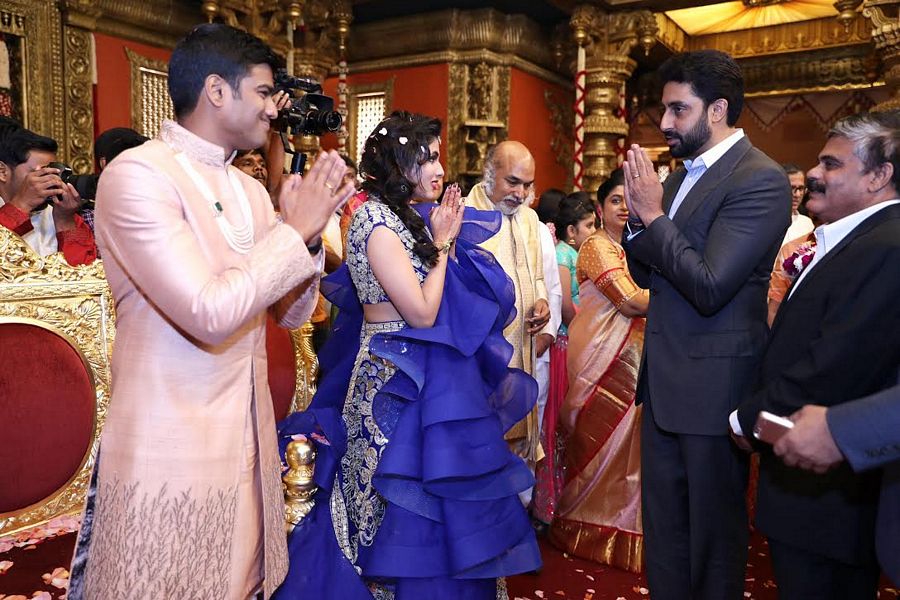 Celebrities at Ramoji Rao Grand Daughter Wedding Pics