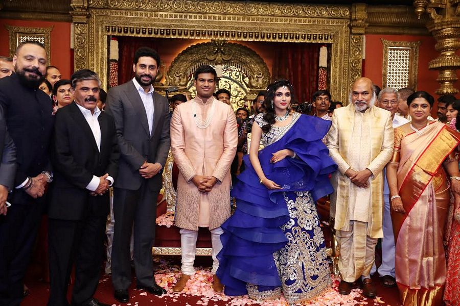 Celebrities at Ramoji Rao Grand Daughter Wedding Pics