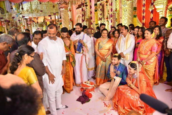 Celebs at Bandla Ganesh's Elder Brother's Daughter's Wedding Photos