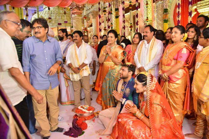 Celebs at Bandla Ganesh's Elder Brother's Daughter's Wedding Photos