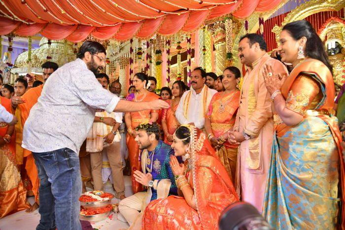 Celebs at Bandla Ganesh's Elder Brother's Daughter's Wedding Photos