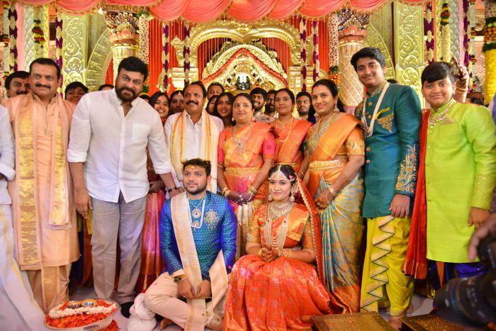 Celebs at Bandla Ganesh's Elder Brother's Daughter's Wedding Photos