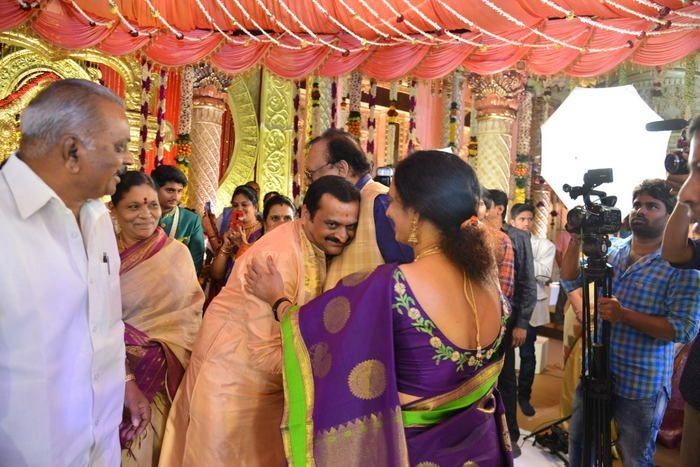 Celebs at Bandla Ganesh's Elder Brother's Daughter's Wedding Photos