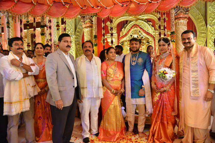 Celebs at Bandla Ganesh's Elder Brother's Daughter's Wedding Photos