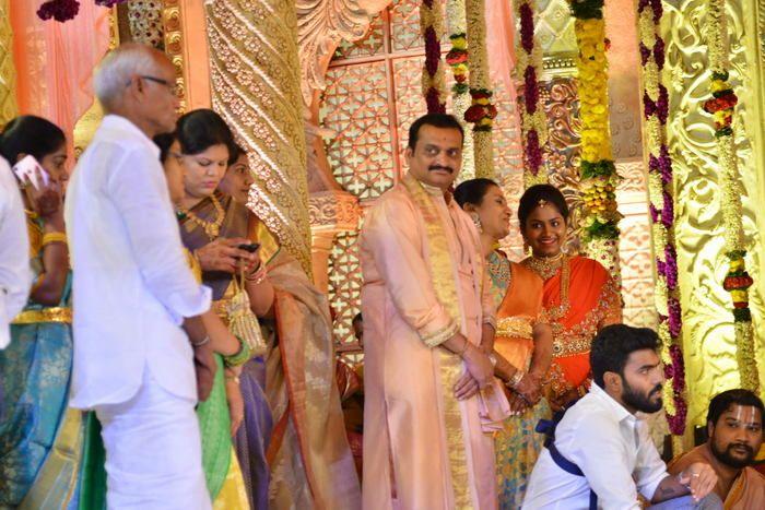 Celebs at Bandla Ganesh's Elder Brother's Daughter's Wedding Photos