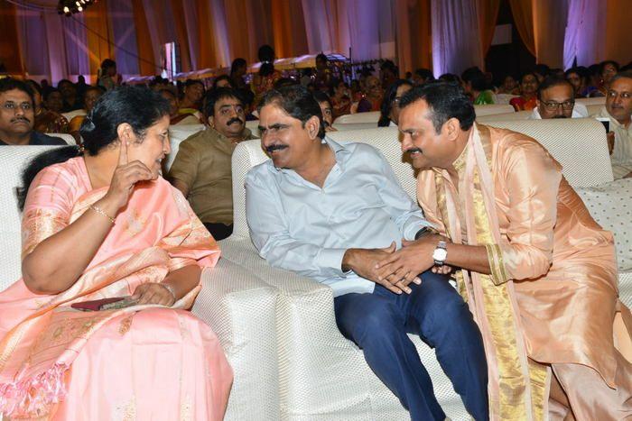 Celebs at Bandla Ganesh's Elder Brother's Daughter's Wedding Photos