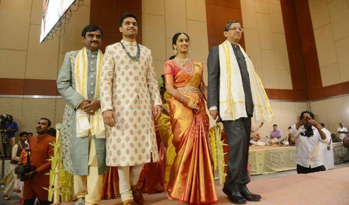 Celebs at Justice NV Ramana Daughter Wedding Photos