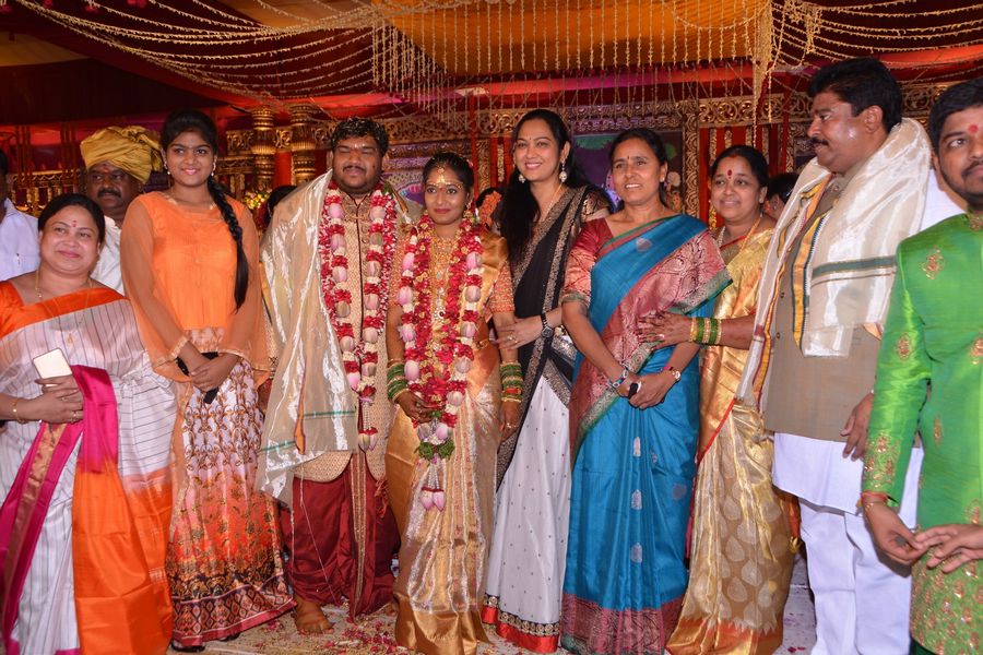 Chinna Srisailam Yadav Daughter Samanvi Wedding Stills