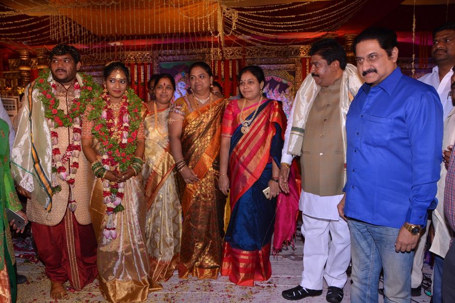 Chinna Srisailam Yadav Daughter Samanvi Wedding Stills