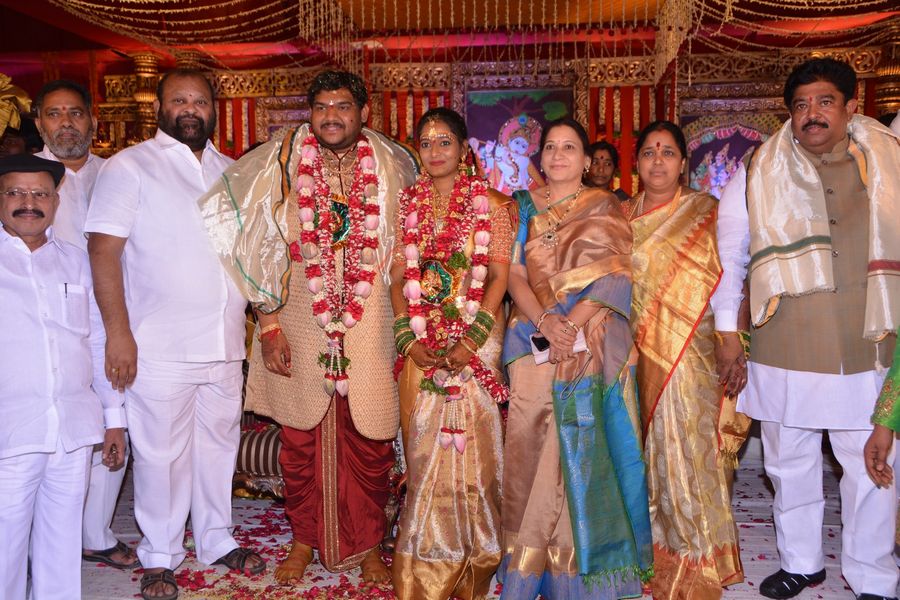 Chinna Srisailam Yadav Daughter Samanvi Wedding Stills