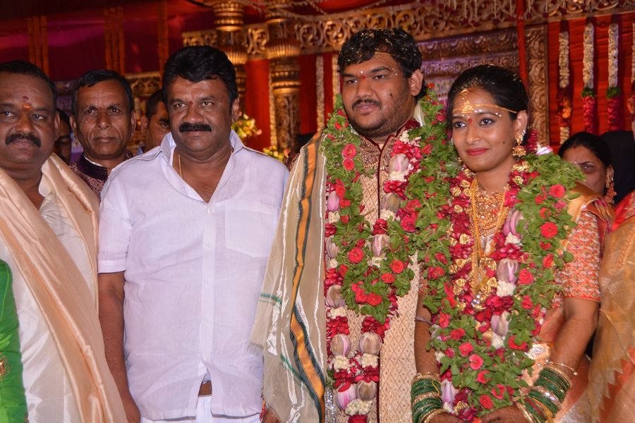 Chinna Srisailam Yadav Daughter Samanvi Wedding Stills