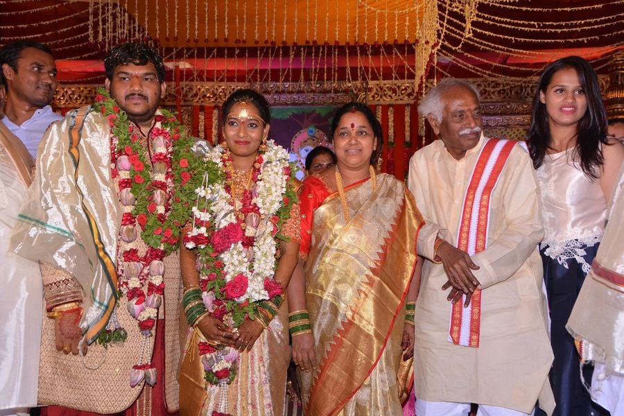 Chinna Srisailam Yadav Daughter Samanvi Wedding Stills