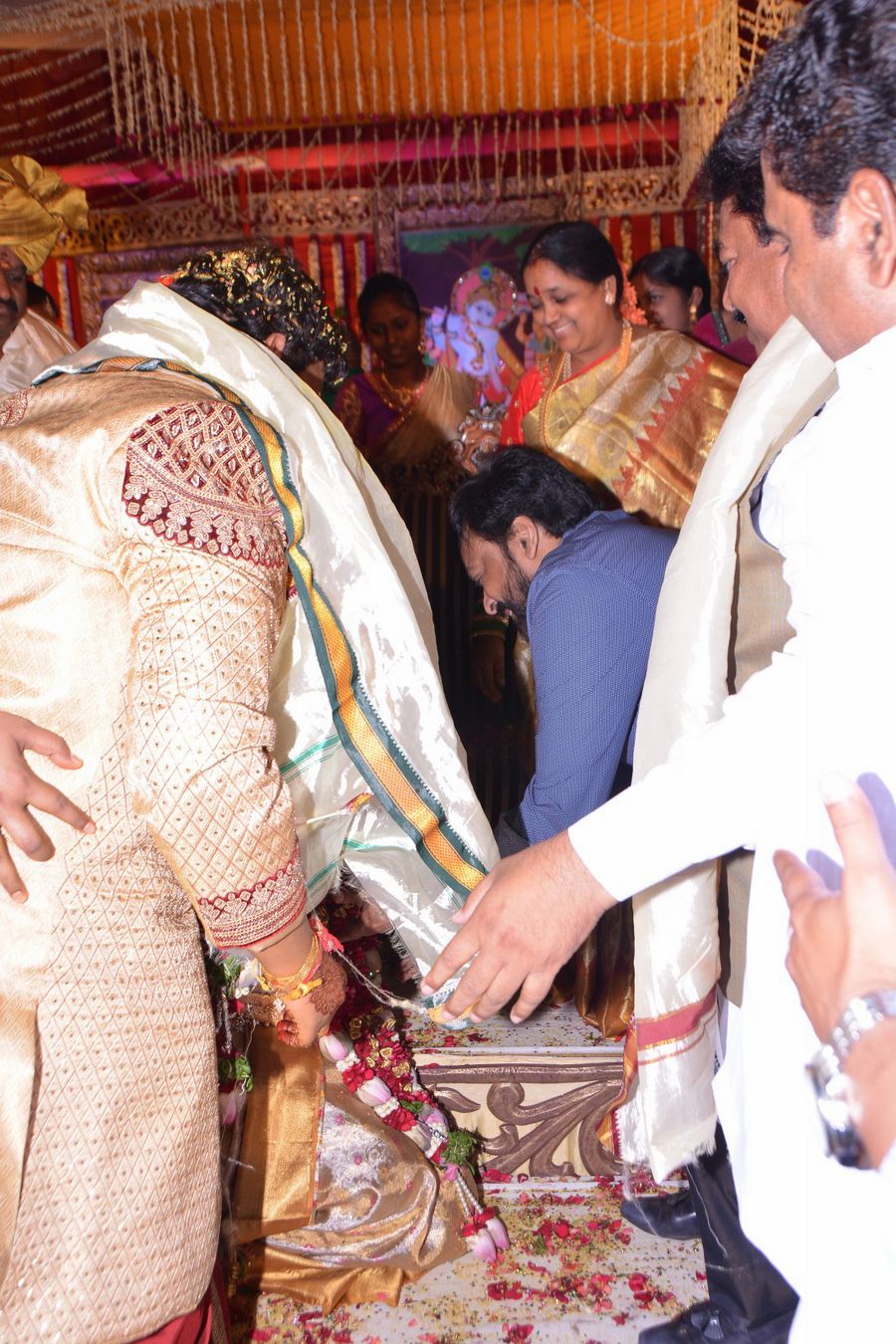 Chinna Srisailam Yadav Daughter Samanvi Wedding Stills